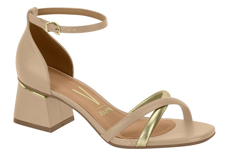 VIZZANO / BEIGE/DORADO / CAJA DE 12 PARES