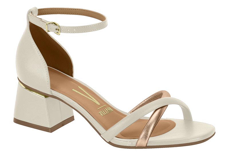 VIZZANO / BLANCO OFF/ORO ROSADO / CAJA DE 12 PARES