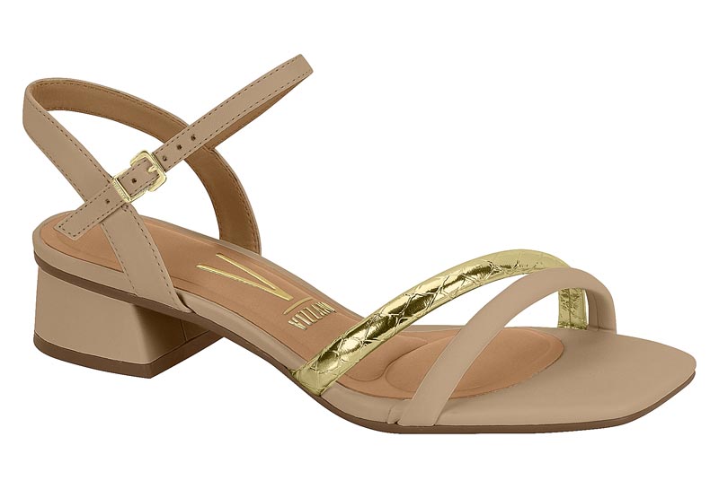 VIZZANO / BEIGE/DORADO / CAJA DE 6 PARES