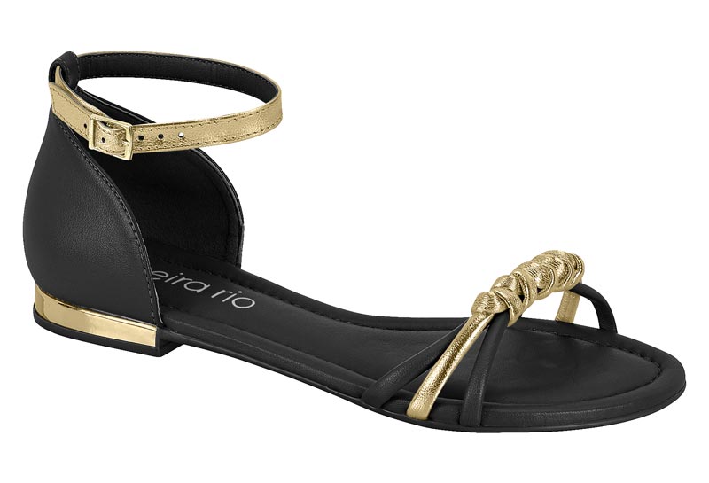 BEIRA RIO / NEGRO/ORO / CAJA DE 12 PARES