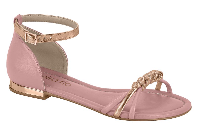 BEIRA RIO / PETALA 1018/ORO ROSADO / CAJA DE 12 PARES