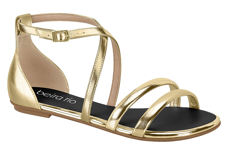 BEIRA RIO / DORADO / CAJA DE 6 PARES