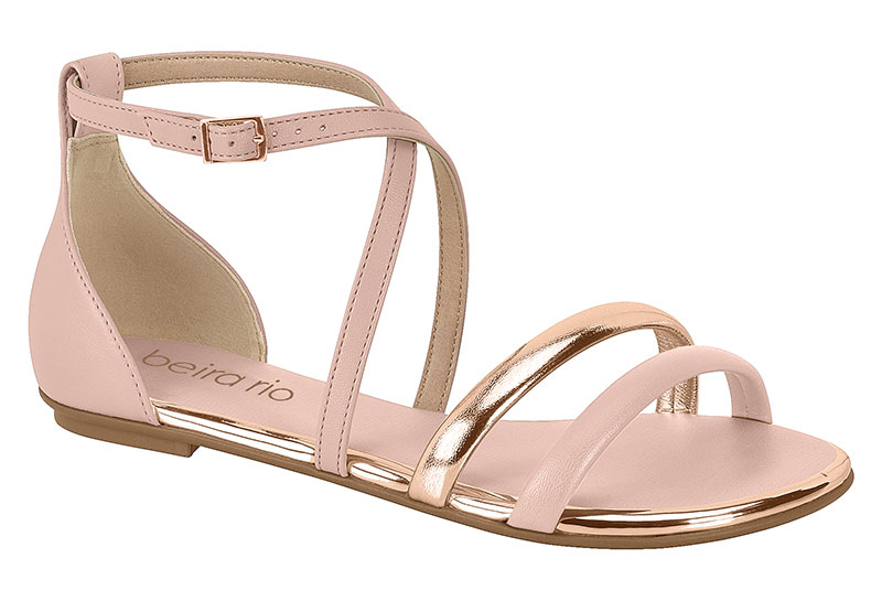 BEIRA RIO / ROSA/ORO ROSADO/ROSA / CAJA DE 12 PARES