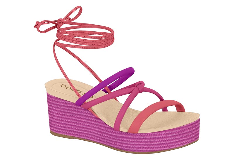 BEIRA RIO / CORAL 1013/PINK 966 / CAJA DE 12 PARES