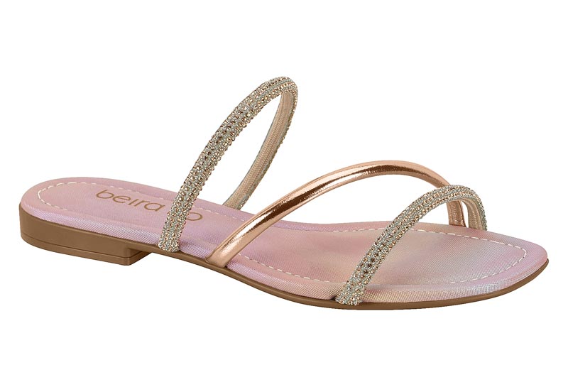 BEIRA RIO / ORO ROSADO-PLATA/ORO ROSADO / CAJA DE 12 PARES