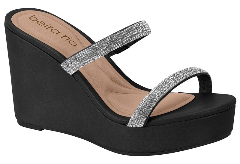 BEIRA RIO / CRISTAL/NEGRO / CAJA DE 12 PARES