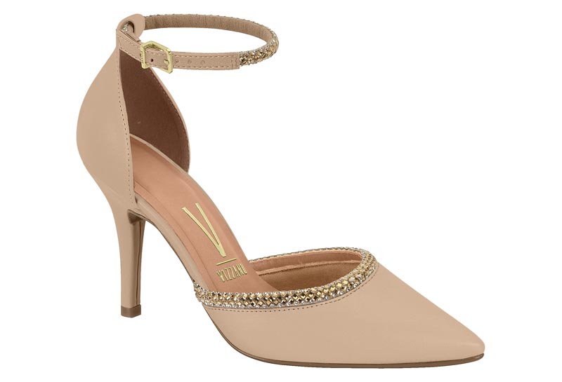 VIZZANO / BEIGE 435/BEIGE 435-ORO CLARO-CRISTAL / CAJA DE 8 PARES