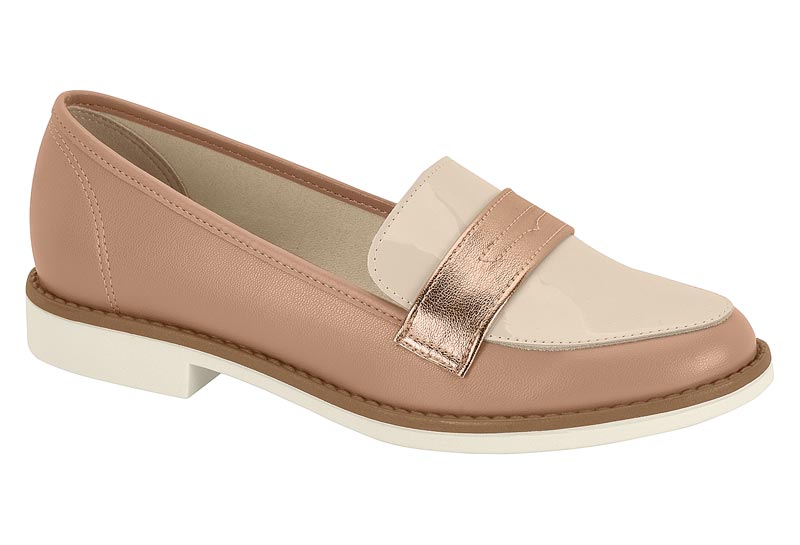 BEIRA RIO / NUDE 658/CREMA 985/ORO ROSADO / CAJA DE 8 PARES