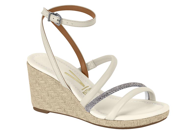 VIZZANO / BLANCO OFF 526/CRISTAL-PLATA / CAJA DE 8 PARES