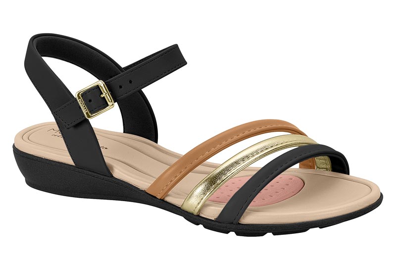 MODARE / NEGRO 01/CAMEL 1165/DORADO / CAJA DE 8 PARES