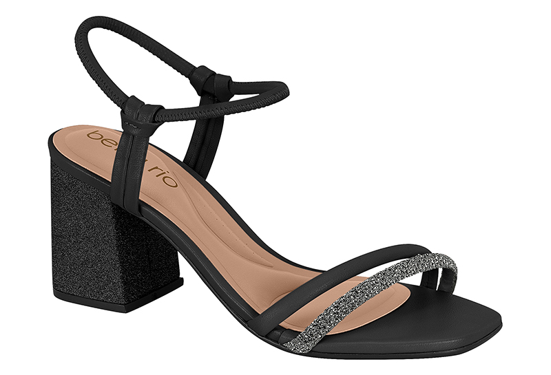 BEIRA RIO / DIAMANTE NEGRO-DIAMANTE NEGRO/NEGRO 01 / CAJA DE 8 PARES