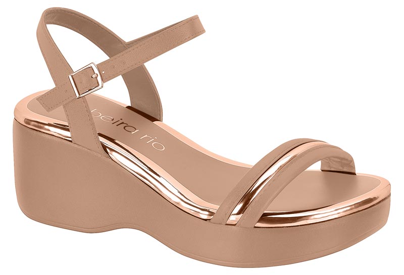 BEIRA RIO / NUDE 658/NUDE 658 ORO ROSADO / CAJA DE 12 PARES