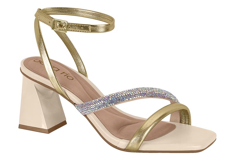 BEIRA RIO / DOURADO/AURORA BOREAL / CAJA DE 8 PARES