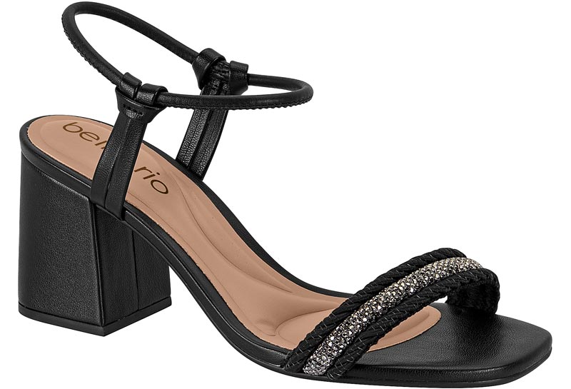 BEIRA RIO / NEGRO/NEGRO DIAMANTE-NEGRO DIAMANTE / CAJA DE 12 PARES