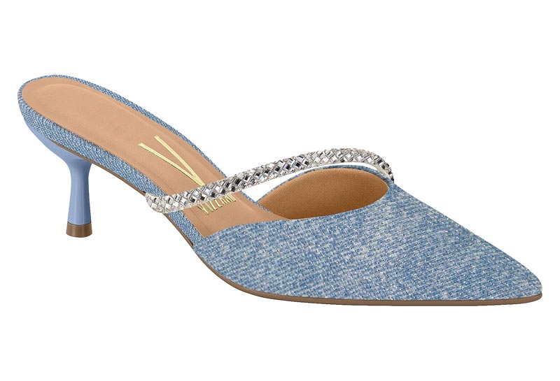 VIZZANO / JEANS CLARO/BRANCO OFF 526-CRISTAL-FURTACOR / CAJA DE 8 PARES