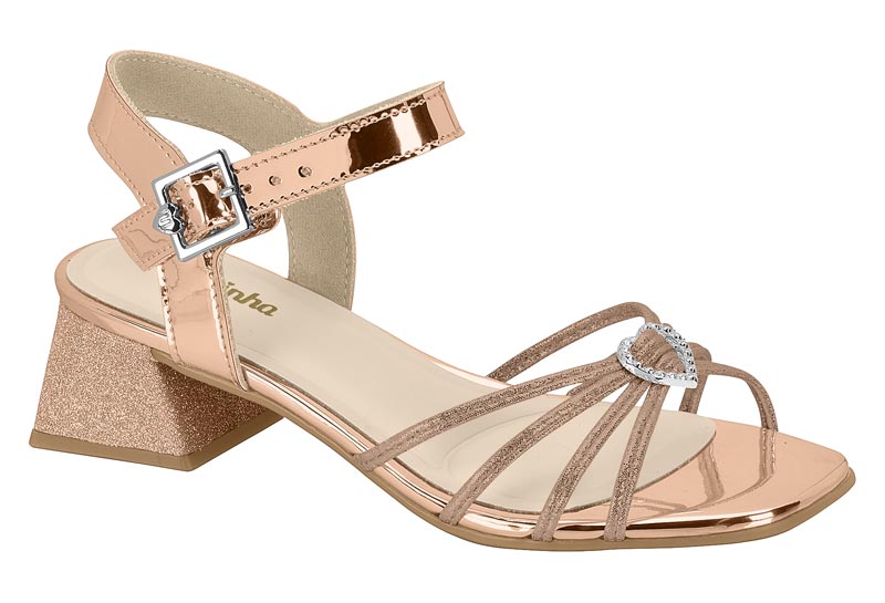 MOLEKINHA / ORO ROSADO/ROSADO / CAJA DE 8 PARES