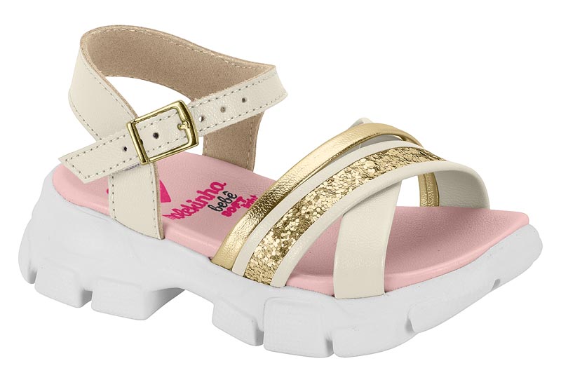 MOLEKINHA / BLANCO OFF/BLANCO OFF 526-DORADO/DORADO / CAJA DE 8 PARES