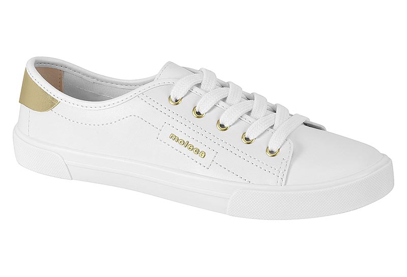 MOLECA / BLANCO/DORADO / CAJA DE 12 PARES
