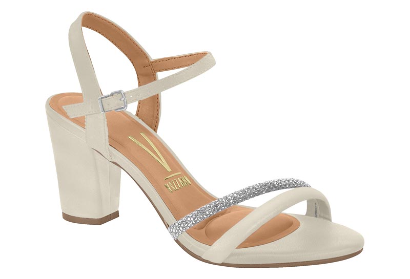 VIZZANO / BLANCO OFF 526/CRISTAL-PLATA / CAJA DE 8 PARES