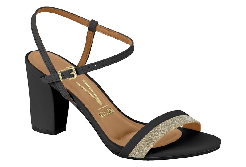 VIZZANO / NEGRO/NEGRO/DORADO / CAJA DE 8 PARES