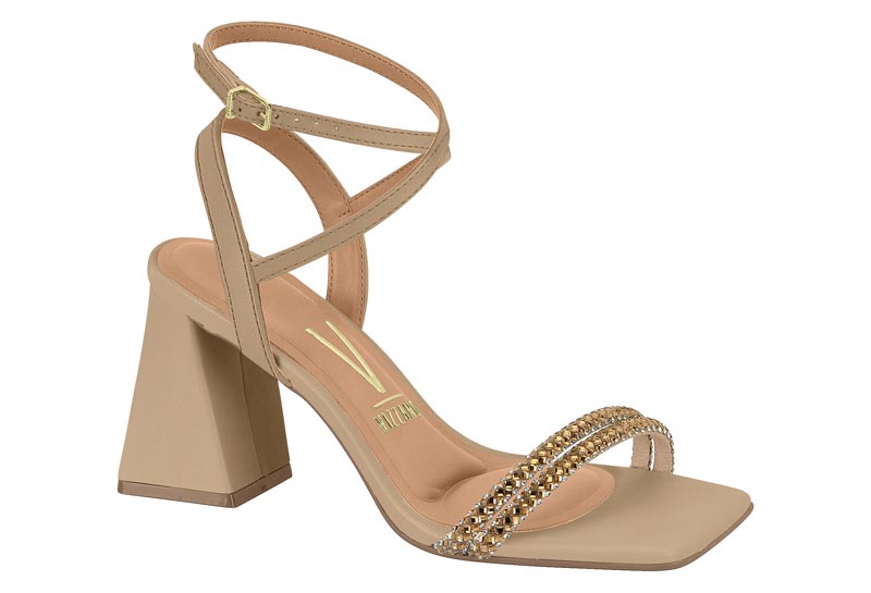 VIZZANO / BEGE 435-ORO CLARO-CRISTAL/BEGE 435 / CAJA DE 8 PARES