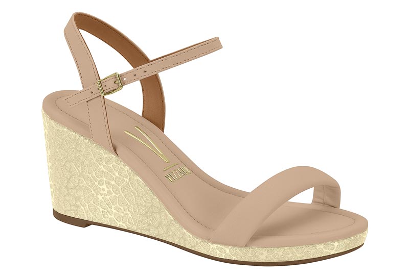 VIZZANO / BEIGE/DORADO / CAJA DE 8 PARES