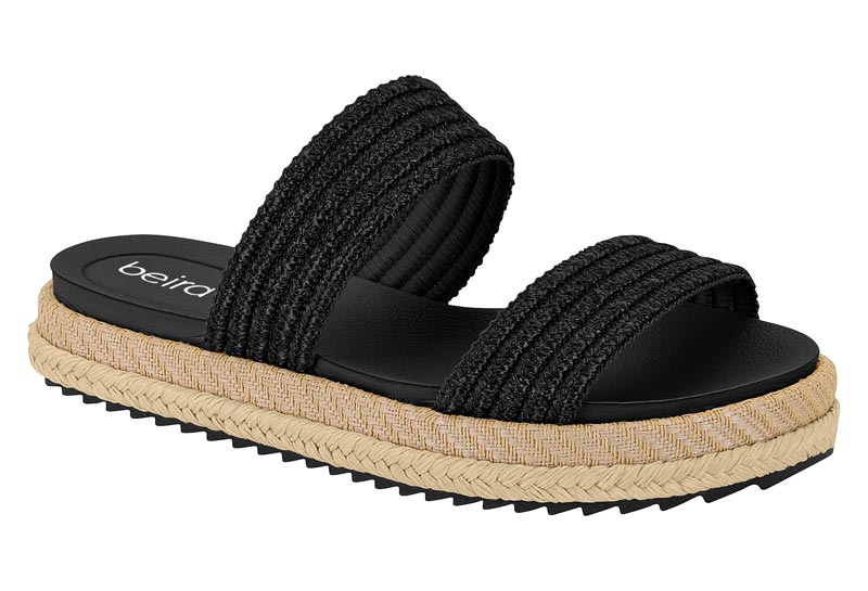 BEIRA RIO / NEGRO / CAJA DE 8 PARES