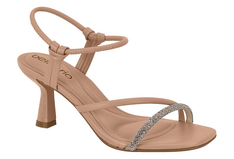 BEIRA RIO / NUDE 658/ORO ROSADO-PLATA / CAJA DE 8 PARES