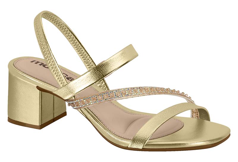 MOLECA / DOURADO/CRISTAL-IRIDESCENTE / CAJA DE 8 PARES