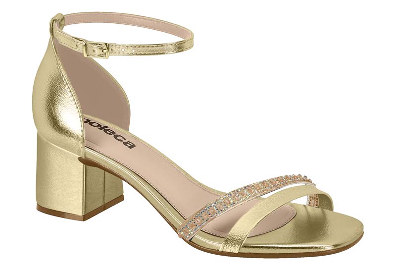 MOLECA / DOURADO/CRISTAL-IRIDESCENTE / CAJA DE 8 PARES