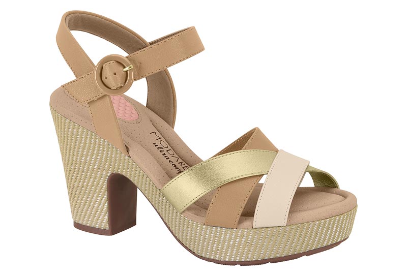 MODARE / CREMA 985/DORADO/TAN  1080 / CAJA DE 12 PARES