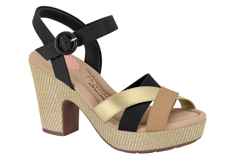 MODARE / TAN  1080/DORADO/NEGRO / CAJA DE 12 PARES