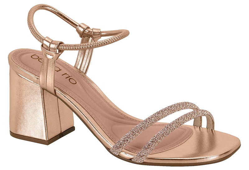 BEIRA RIO / ORO ROSADO-PLATA/ORO ROSADO / CAJA DE 8 PARES