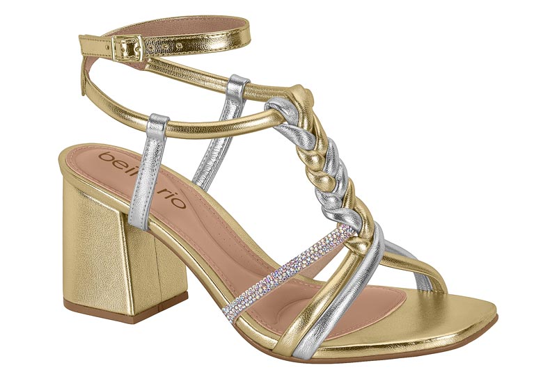 BEIRA RIO / DOURADO/PRATA/AURORA BOREAL / CAJA DE 8 PARES