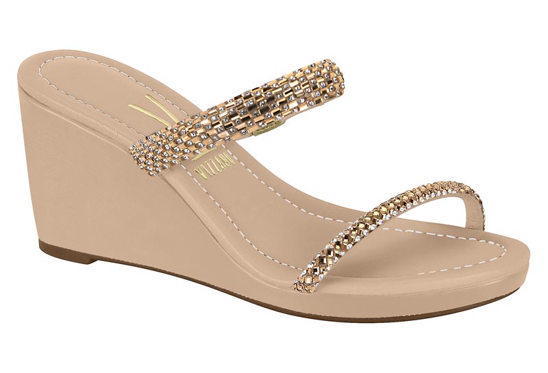 VIZZANO / BEGE 435-ORO CLARO-CRISTAL/BEGE 435 / CAJA DE 12 PARES