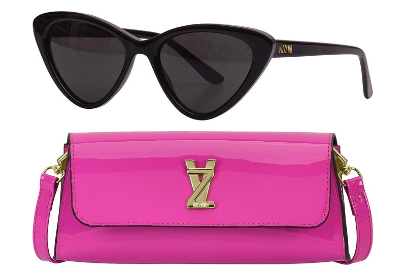 VIZZANO / NEGRO/PINK NEON 1051 / GAFAS RIO /  CAJA DE 1 UNIDAD