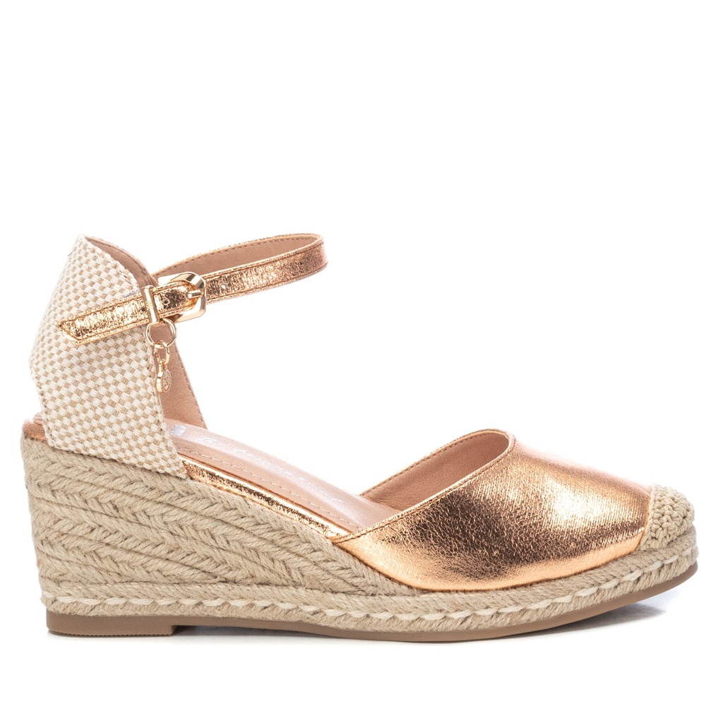 XTI / ZAPATO SRA TEXTIL BRONCE / CAJA DE 8 PARES