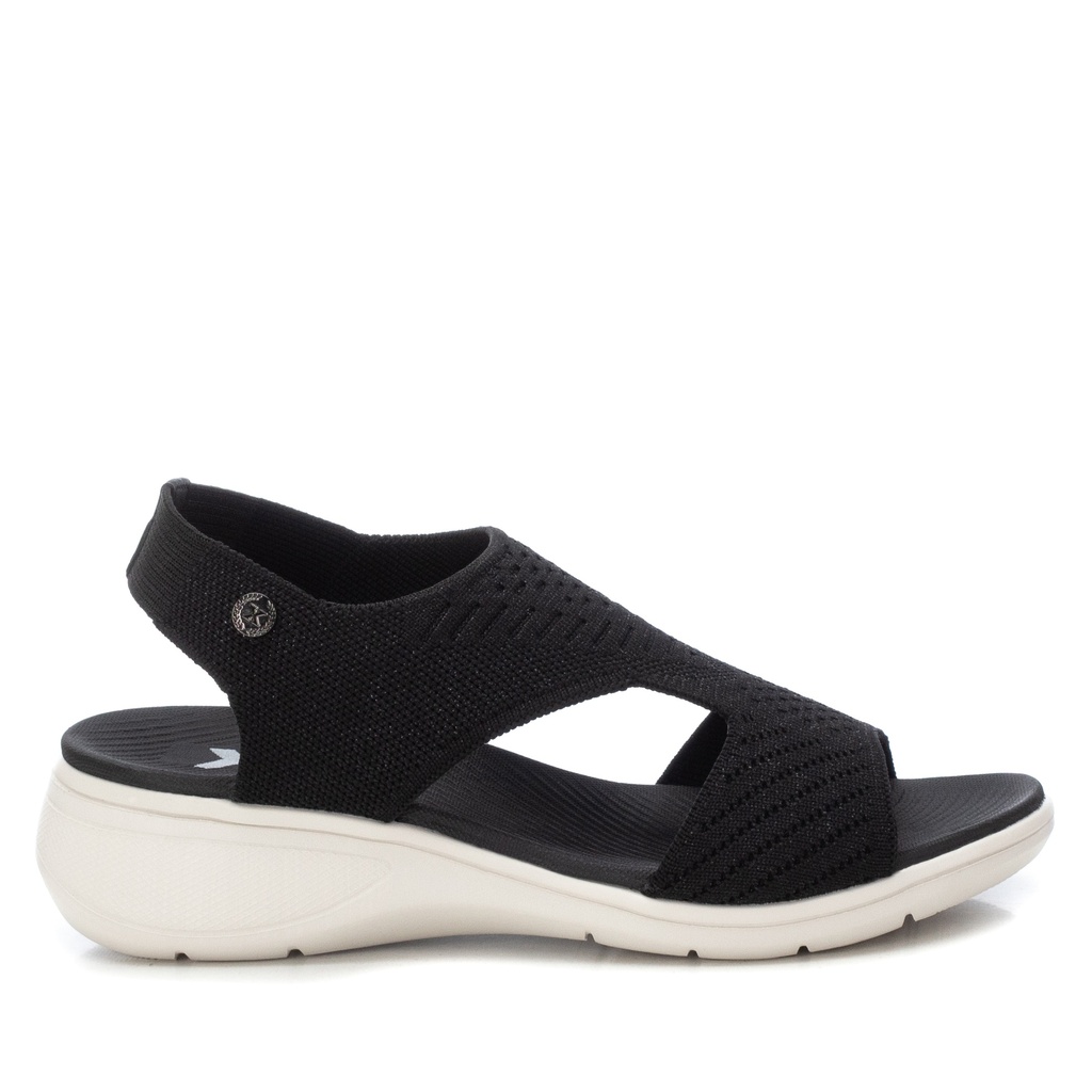XTI / SANDALIA SRA TEXTIL NEGRO / CAJA DE 8 PARES