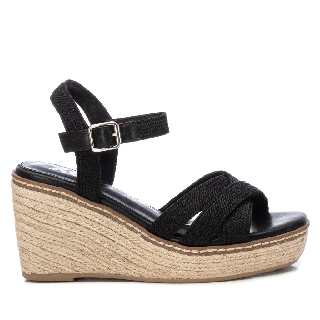XTI / SANDALIA SRA TEXTIL NEGRO / CAJA DE 8 PARES