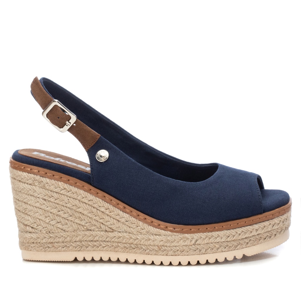 REFRESH / SANDALIA SRA LONA NAVY / CAJA DE 8 PARES