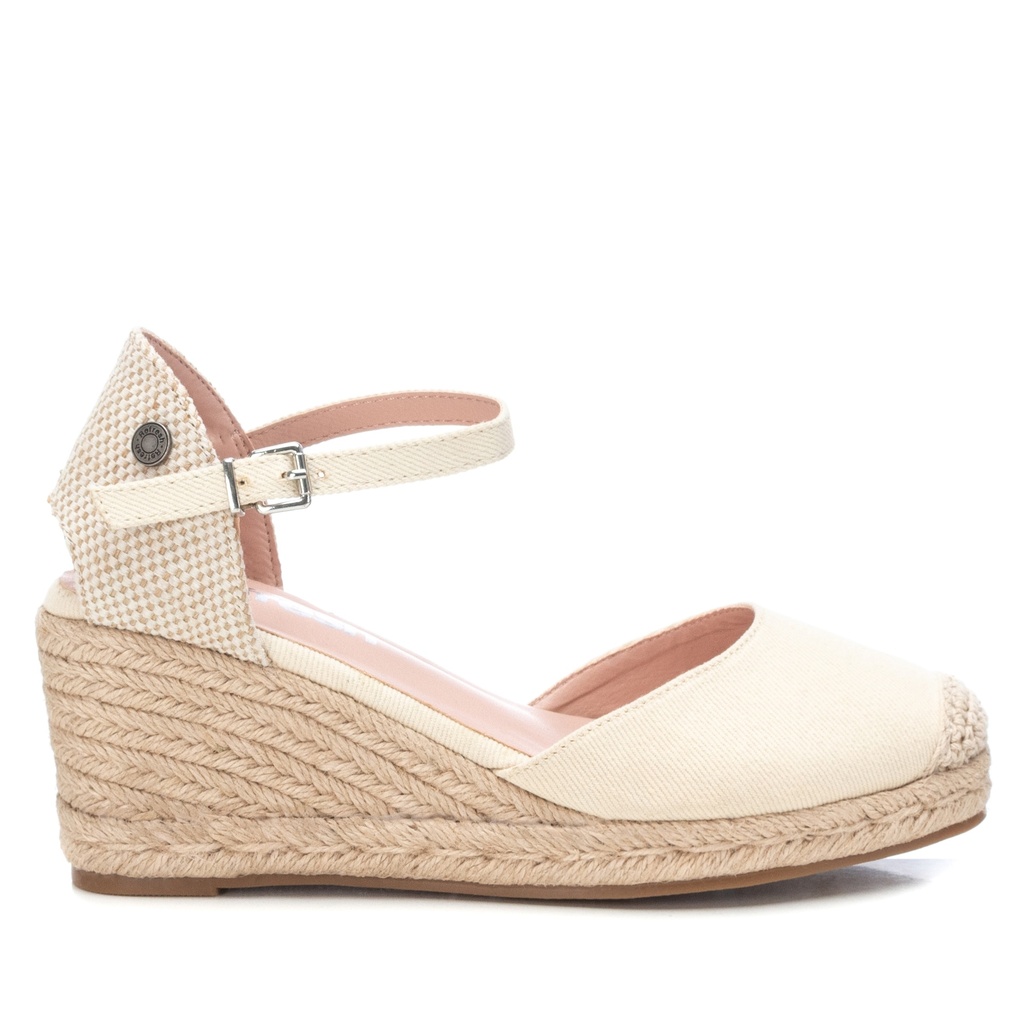 REFRESH / ZAPATO SRA TEXTIL BEIGE / CAJA DE 8 PARES