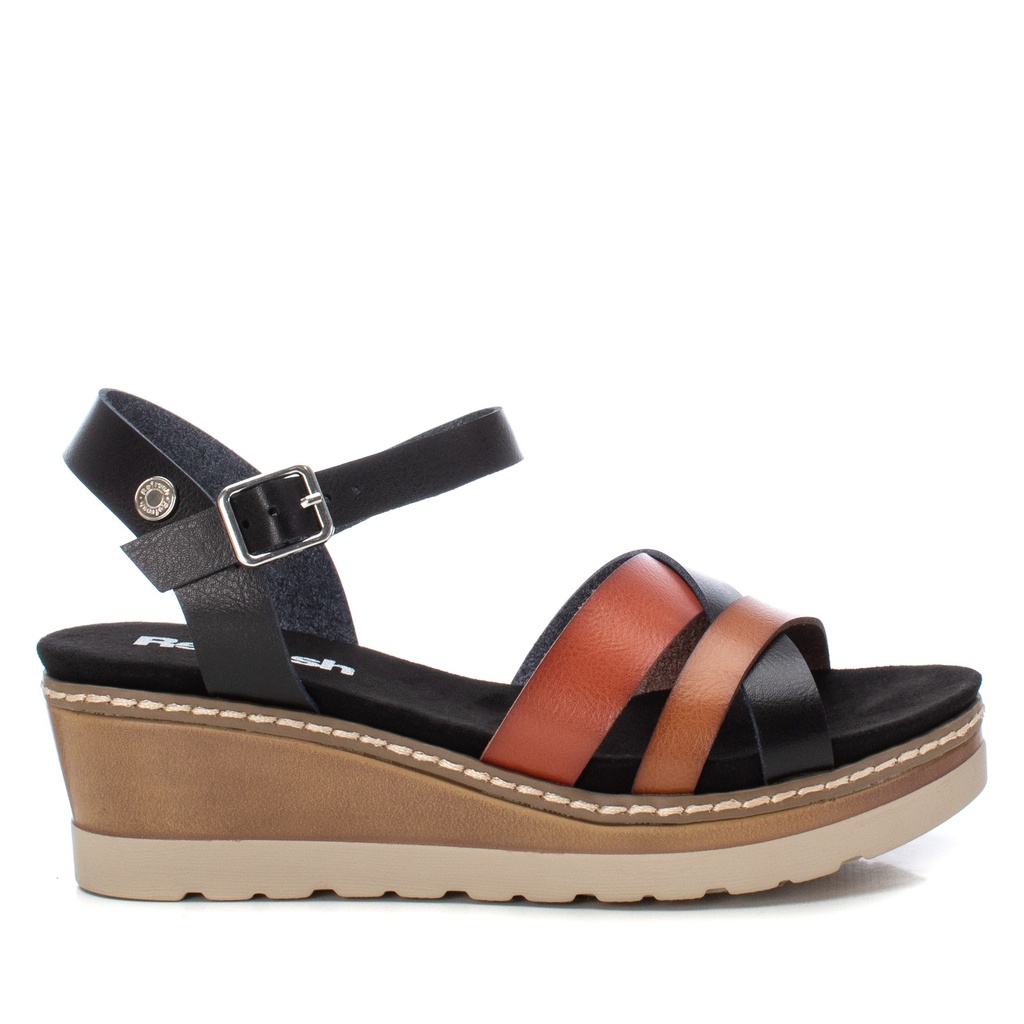 REFRESH / SANDALIA SRA C. NEGRO / CAJA DE 8 PARES