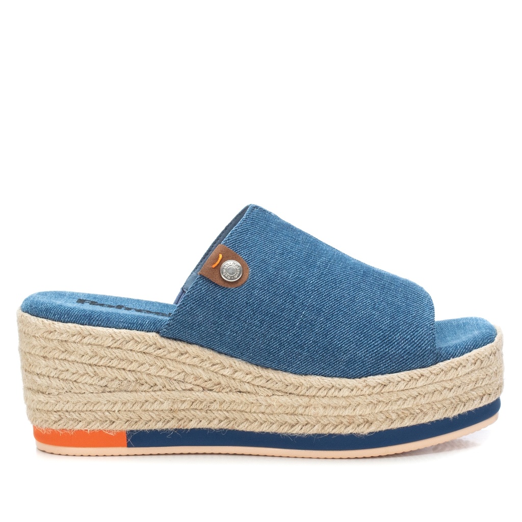REFRESH / SANDALIA SRA TEXTIL NAVY / CAJA DE 8 PARES