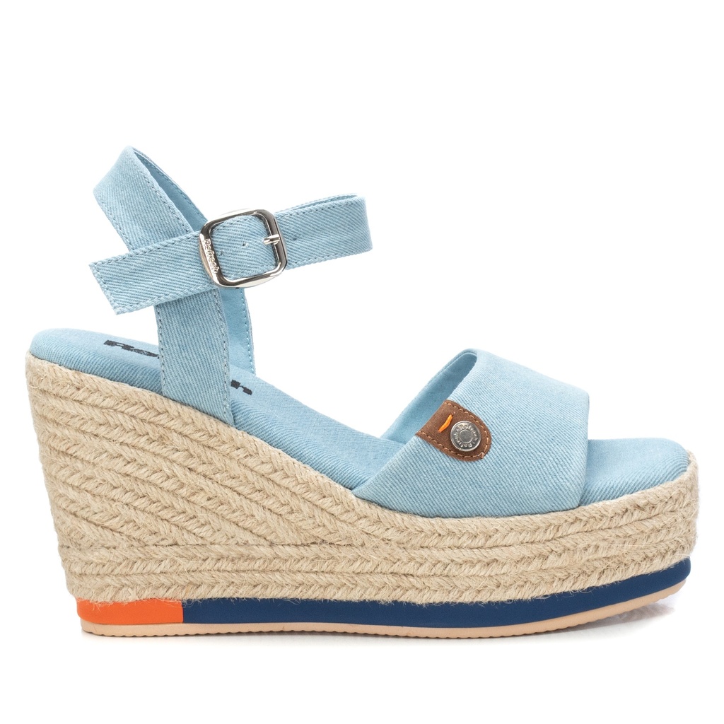 REFRESH / SANDALIA SRA TEXTIL JEANS / CAJA DE 8 PARES