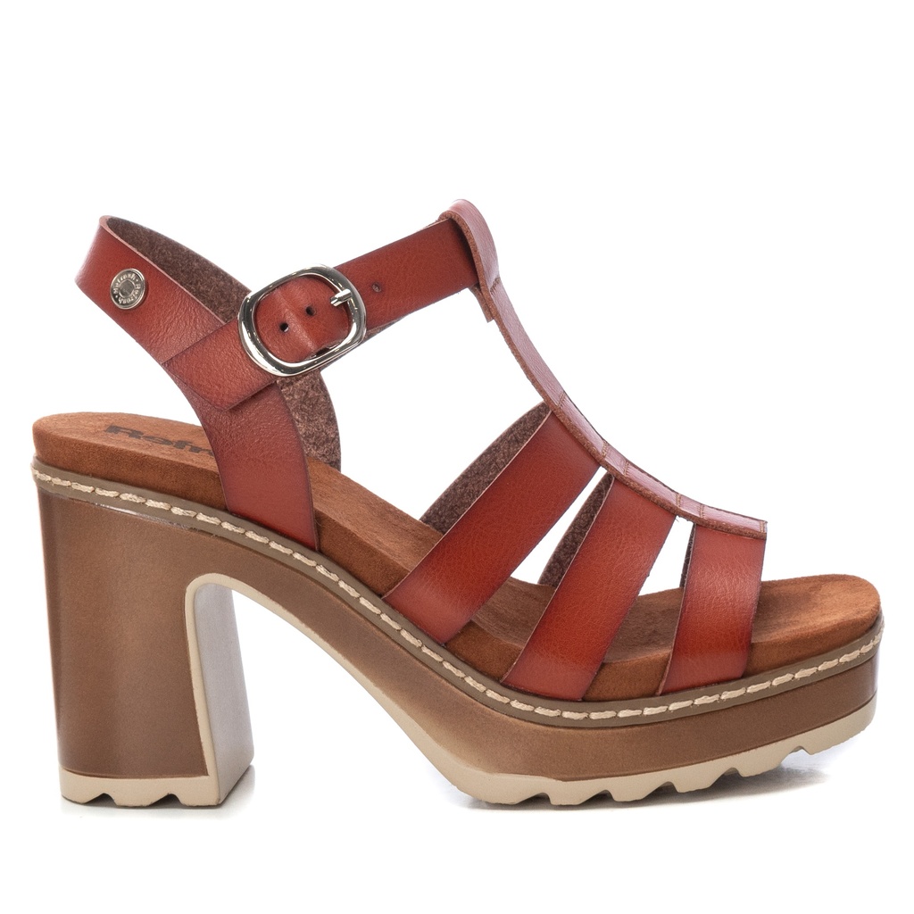 REFRESH / SANDALIA SRA C. CAMEL / CAJA DE 8 PARES