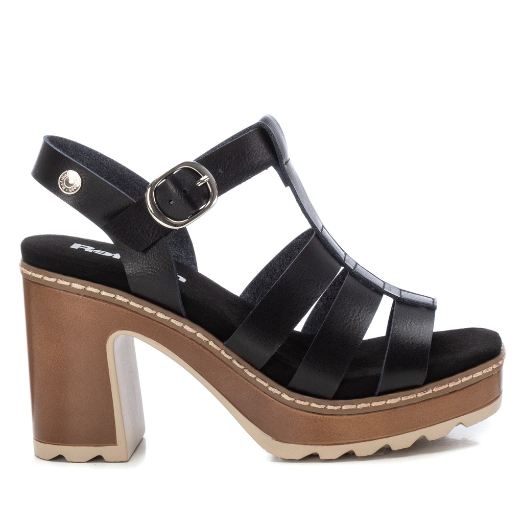 REFRESH / SANDALIA SRA C. NEGRO / CAJA DE 8 PARES