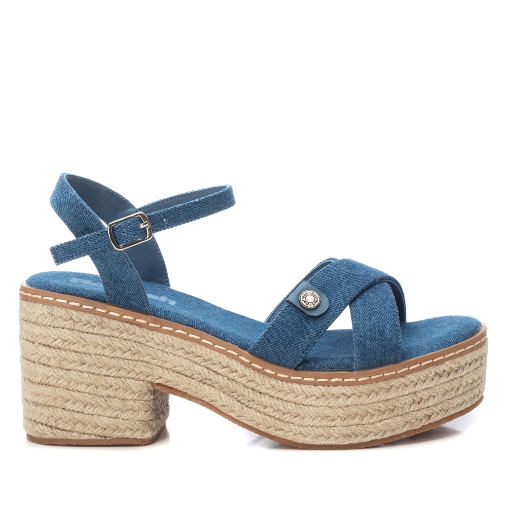 REFRESH / SANDALIA SRA TEXTIL NAVY / CAJA DE 8 PARES