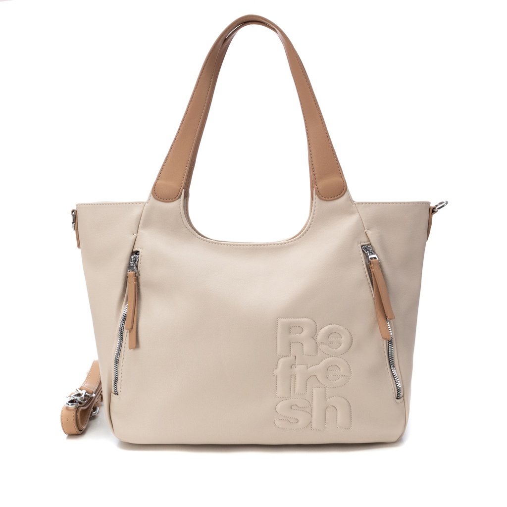 183151 / REFRESH / BOLSO SRA C. BEIGE / CAJA DE 1 PARES