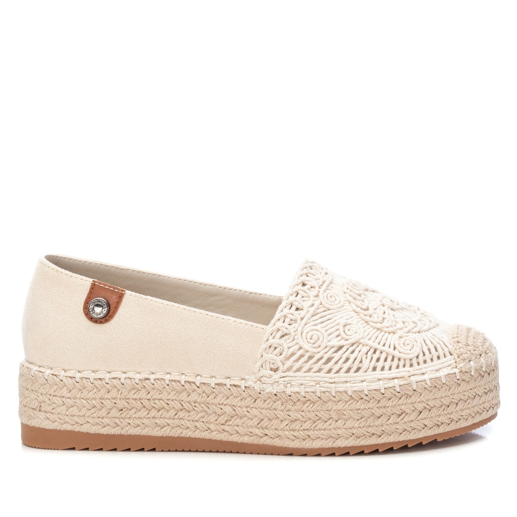 REFRESH / ZAPATO SRA TEXTIL BEIGE / CAJA DE 8 PARES