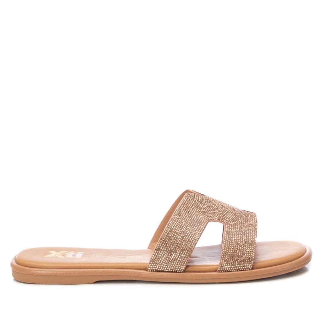 XTI / SANDALIA SRA TEXTIL NUDE / CAJA DE 8 PARES